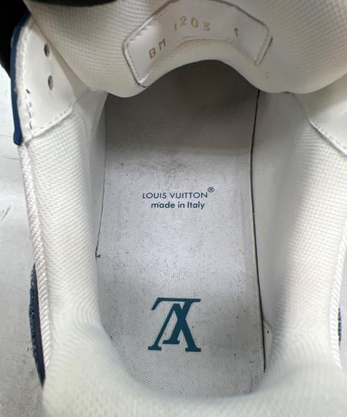 LOUIS VUITTON（ルイ ヴィトン）LOUIS VUITTON (ルイ ヴィトン) トレイナースニーカー ホワイト×ブルー サイズ:25㎝の古着・服飾アイテム