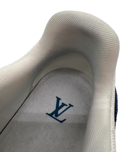 LOUIS VUITTON（ルイ ヴィトン）LOUIS VUITTON (ルイ ヴィトン) トレイナースニーカー ホワイト×ブルー サイズ:25㎝の古着・服飾アイテム