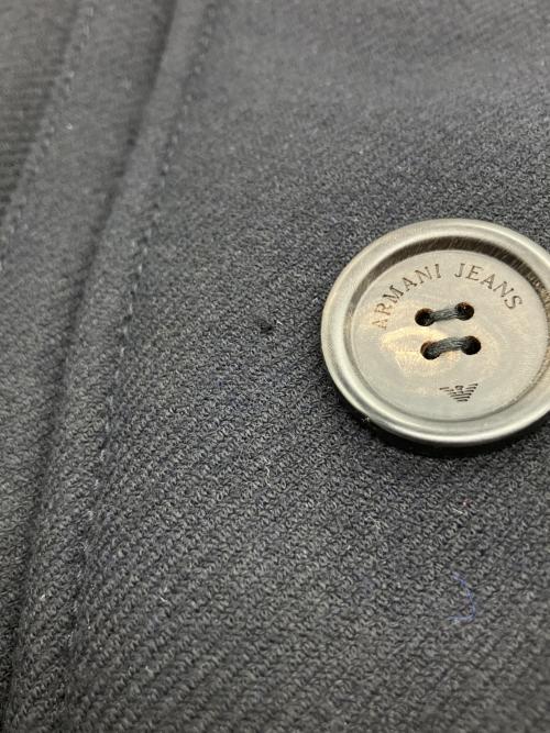 ARMANI JEANS（アルマーニジーンズ）ARMANI JEANS (アルマーニジーンズ) Pコート ブラック サイズ:44の古着・服飾アイテム
