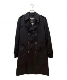 BURBERRY BLACK LABEL（バーバリーブラックレーベル）の古着「ライナー付トレンチコート」｜ブラック