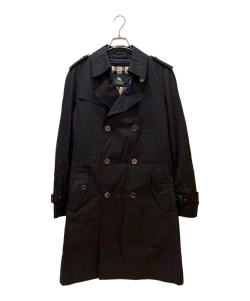 BURBERRY BLACK LABEL（バーバリーブラックレーベル）BURBERRY BLACK LABEL (バーバリーブラックレーベル) ライナー付トレンチコート ブラック サイズ:Lの古着・服飾アイテム