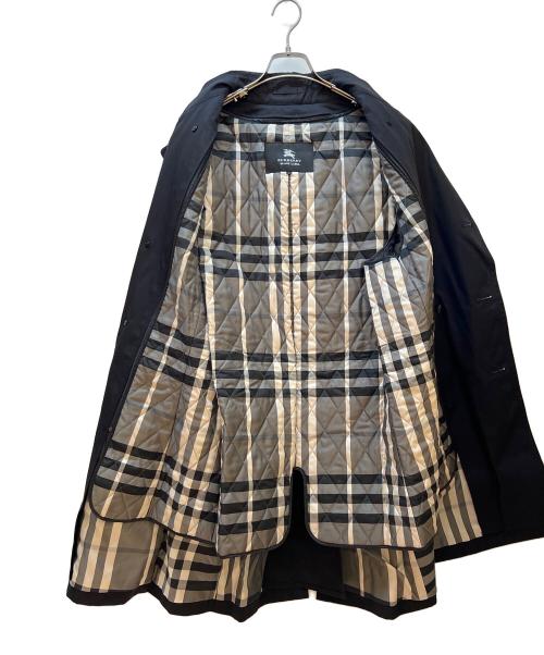 BURBERRY BLACK LABEL（バーバリーブラックレーベル）BURBERRY BLACK LABEL (バーバリーブラックレーベル) ライナー付トレンチコート ブラック サイズ:Lの古着・服飾アイテム