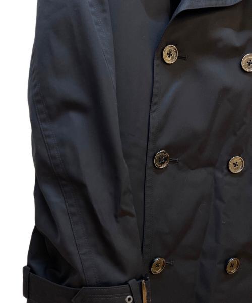 BURBERRY BLACK LABEL（バーバリーブラックレーベル）BURBERRY BLACK LABEL (バーバリーブラックレーベル) ライナー付トレンチコート ブラック サイズ:Lの古着・服飾アイテム
