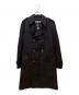 BURBERRY BLACK LABEL（バーバリーブラックレーベル）の古着「ライナー付トレンチコート」｜ブラック