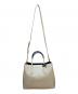 PRADA (プラダ) 2WAYショルダーバッグ ホワイト×ブルー：160000円