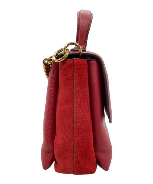 TORY BURCH（トリーバーチ）TORY BURCH (トリーバーチ) ショルダーバッグ レッドの古着・服飾アイテム