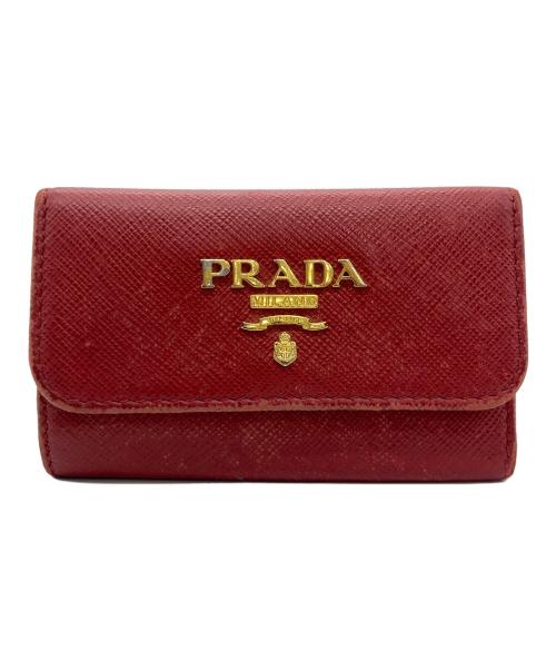 PRADA（プラダ）PRADA (プラダ) 6連キーケース レッドの古着・服飾アイテム