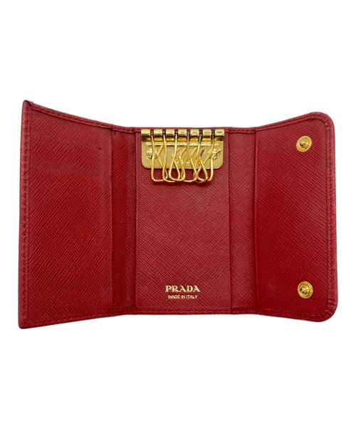 PRADA（プラダ）PRADA (プラダ) 6連キーケース レッドの古着・服飾アイテム
