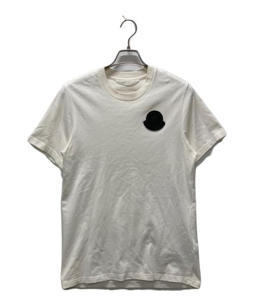 MONCLER（モンクレール）MONCLER (モンクレール) 半袖Tシャツ ホワイト サイズ:Sの古着・服飾アイテム