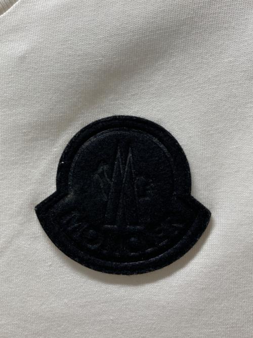 MONCLER（モンクレール）MONCLER (モンクレール) 半袖Tシャツ ホワイト サイズ:Sの古着・服飾アイテム