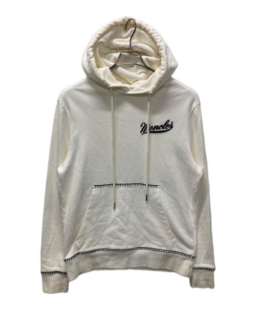 MONCLER（モンクレール）MONCLER (モンクレール) FELPA CON CAPPUCCIO ホワイト サイズ:Sの古着・服飾アイテム
