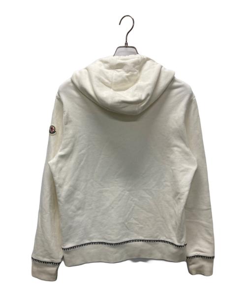 MONCLER（モンクレール）MONCLER (モンクレール) FELPA CON CAPPUCCIO ホワイト サイズ:Sの古着・服飾アイテム