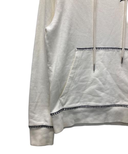 MONCLER（モンクレール）MONCLER (モンクレール) FELPA CON CAPPUCCIO ホワイト サイズ:Sの古着・服飾アイテム