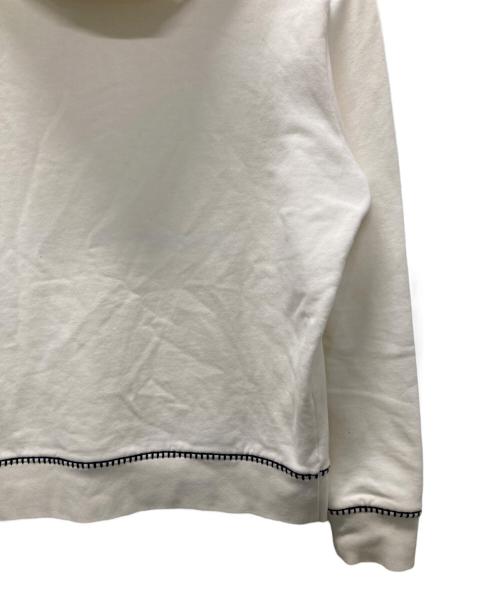 MONCLER（モンクレール）MONCLER (モンクレール) FELPA CON CAPPUCCIO ホワイト サイズ:Sの古着・服飾アイテム