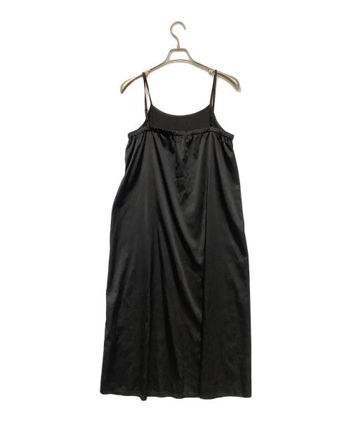 Ameri VINTAGE（アメリヴィンテージ）Ameri VINTAGE (アメリヴィンテージ) RUBBER PAINT ART SHEER DRESS ブラック サイズ:Mの古着・服飾アイテム