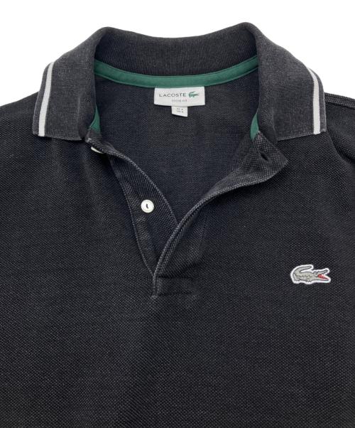 LACOSTE（ラコステ）LACOSTE (ラコステ) ポロシャツ チャコールグレー サイズ:Sの古着・服飾アイテム