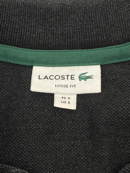 LACOSTE（ラコステ）LACOSTE (ラコステ) ポロシャツ チャコールグレー サイズ:Sの古着・服飾アイテム