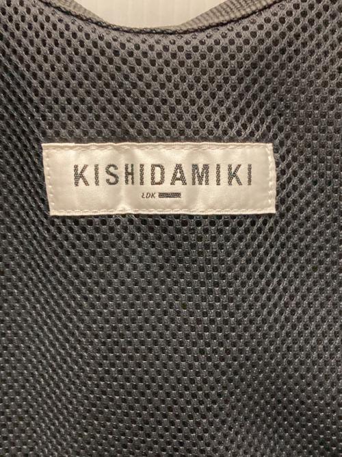 KISHIDAMIKI（キシダミキ）KISHIDAMIKI (キシダミキ) レースアップベスト ブラック サイズ:Fの古着・服飾アイテム