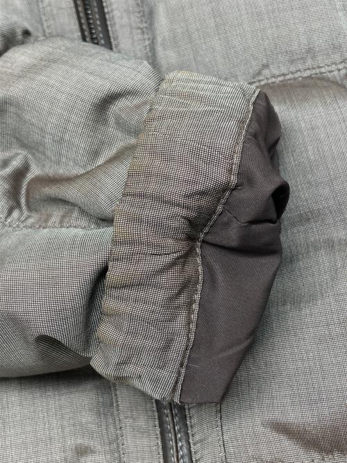 ERMENEGILDO ZEGNA（エルメネジルド・ゼニア）ERMENEGILDO ZEGNA (エルメネジルド・ゼニア) 中綿ジャケット グレー×ブラウン サイズ:44の古着・服飾アイテム