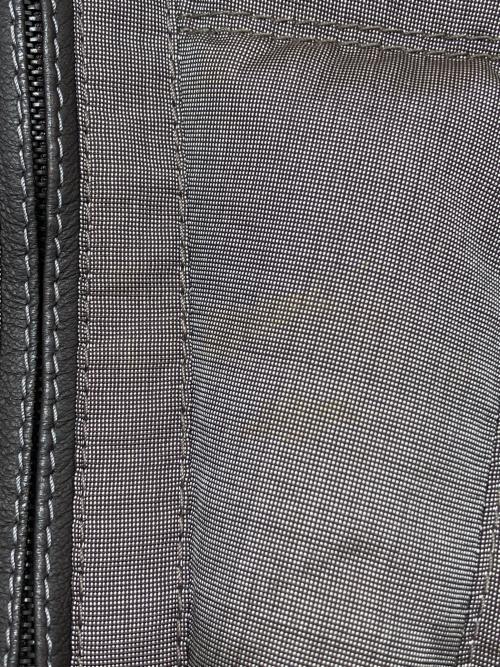 ERMENEGILDO ZEGNA（エルメネジルド・ゼニア）ERMENEGILDO ZEGNA (エルメネジルド・ゼニア) 中綿ジャケット グレー×ブラウン サイズ:44の古着・服飾アイテム