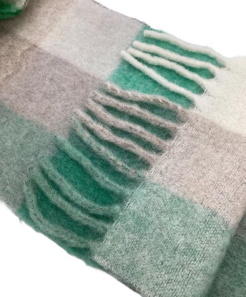 Acne studios（アクネ ストゥディオズ）Acne studios (アクネ ストゥディオズ) 大判マフラー 黄緑の古着・服飾アイテム