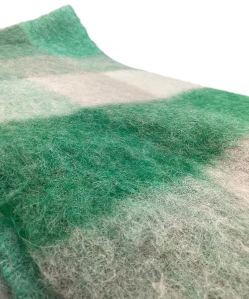 Acne studios（アクネ ストゥディオズ）Acne studios (アクネ ストゥディオズ) 大判マフラー 黄緑の古着・服飾アイテム