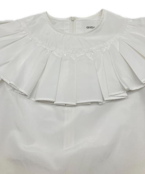 OHGA（オオガ）OHGA (オオガ) ピエロブラウス ホワイト サイズ:Fの古着・服飾アイテム