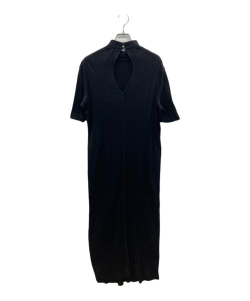 Mame Kurogouchi（マメクロゴウチ）Mame Kurogouchi (マメクロゴウチ) Random Ribbed Cotton Dress ブラック サイズ:2の古着・服飾アイテム