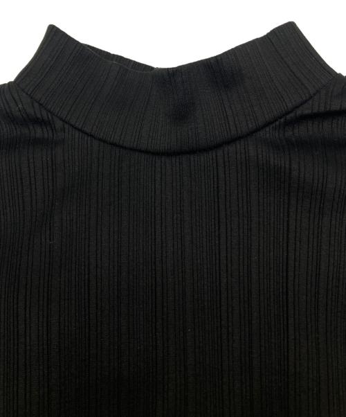 Mame Kurogouchi（マメクロゴウチ）Mame Kurogouchi (マメクロゴウチ) Random Ribbed Cotton Dress ブラック サイズ:2の古着・服飾アイテム
