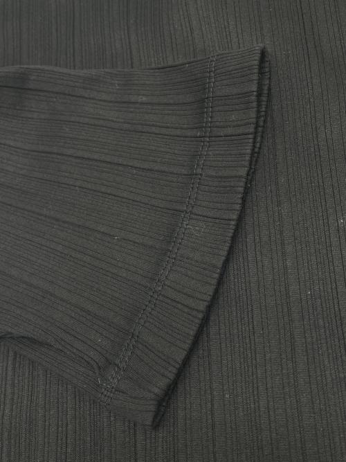 Mame Kurogouchi（マメクロゴウチ）Mame Kurogouchi (マメクロゴウチ) Random Ribbed Cotton Dress ブラック サイズ:2の古着・服飾アイテム
