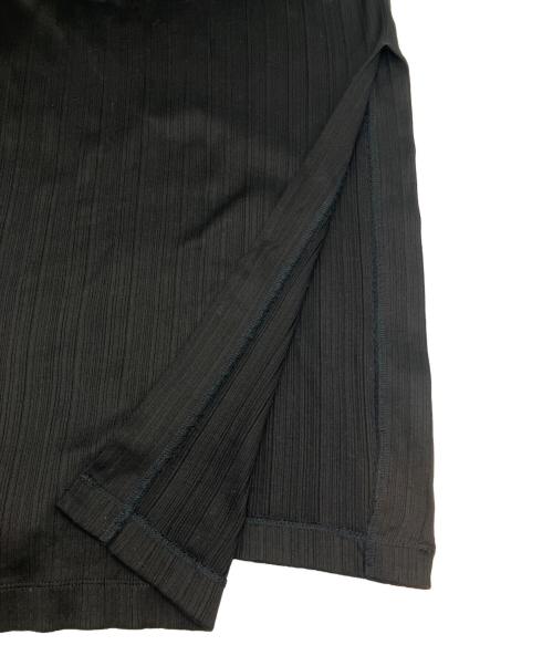 Mame Kurogouchi（マメクロゴウチ）Mame Kurogouchi (マメクロゴウチ) Random Ribbed Cotton Dress ブラック サイズ:2の古着・服飾アイテム