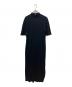 Mame Kurogouchi（マメクロゴウチ）の古着「Random Ribbed Cotton Dress」｜ブラック