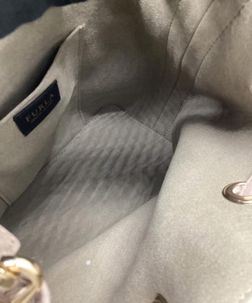 FURLA（フルラ）FURLA (フルラ) コンスタンザハンドバッグ ライトグレーの古着・服飾アイテム