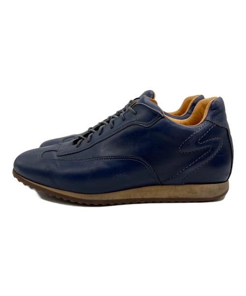 Santoni（サントーニ）Santoni (サントーニ) レザーシューズ ブルー サイズ:SIZE 6 1/2の古着・服飾アイテム