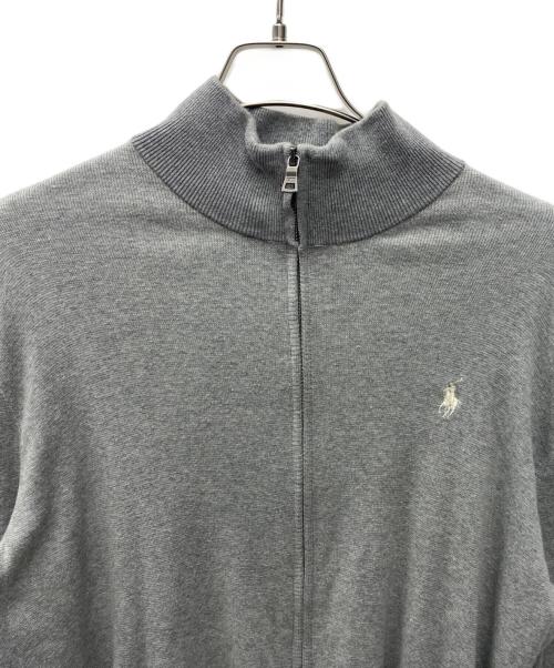 POLO RALPH LAUREN（ポロ・ラルフローレン）POLO RALPH LAUREN (ポロ・ラルフローレン) ジップジャケット グレー サイズ:Mの古着・服飾アイテム