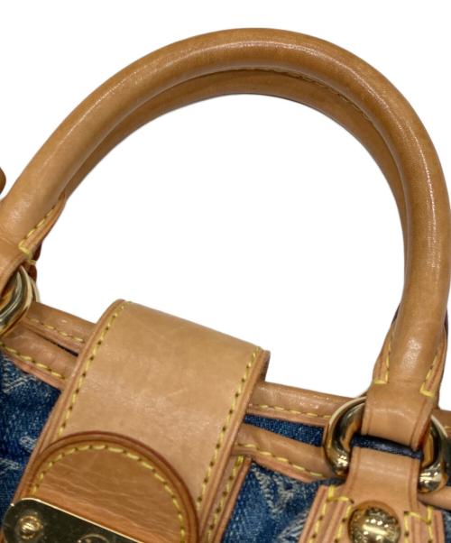 LOUIS VUITTON（ルイ ヴィトン）LOUIS VUITTON (ルイ ヴィトン) モノグラム・デニム プリーティ ハンドバッグ インディゴの古着・服飾アイテム