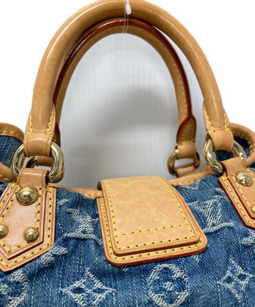 LOUIS VUITTON（ルイ ヴィトン）LOUIS VUITTON (ルイ ヴィトン) モノグラム・デニム プリーティ ハンドバッグ インディゴの古着・服飾アイテム