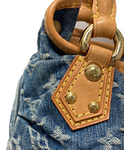 LOUIS VUITTON（ルイ ヴィトン）LOUIS VUITTON (ルイ ヴィトン) モノグラム・デニム プリーティ ハンドバッグ インディゴの古着・服飾アイテム