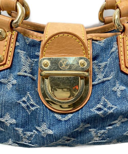 LOUIS VUITTON（ルイ ヴィトン）LOUIS VUITTON (ルイ ヴィトン) モノグラム・デニム プリーティ ハンドバッグ インディゴの古着・服飾アイテム