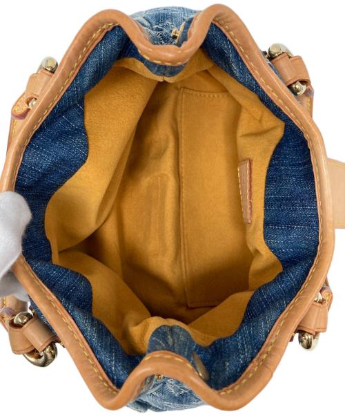 LOUIS VUITTON（ルイ ヴィトン）LOUIS VUITTON (ルイ ヴィトン) モノグラム・デニム プリーティ ハンドバッグ インディゴの古着・服飾アイテム