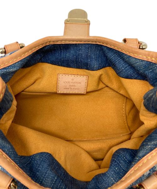 LOUIS VUITTON（ルイ ヴィトン）LOUIS VUITTON (ルイ ヴィトン) モノグラム・デニム プリーティ ハンドバッグ インディゴの古着・服飾アイテム