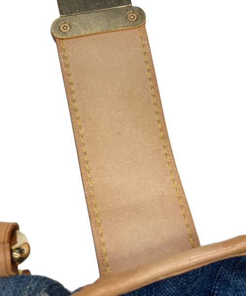 LOUIS VUITTON（ルイ ヴィトン）LOUIS VUITTON (ルイ ヴィトン) モノグラム・デニム プリーティ ハンドバッグ インディゴの古着・服飾アイテム
