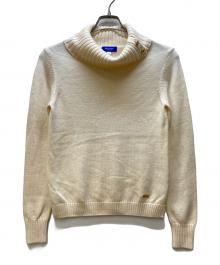 BLUE LABEL CRESTBRIDGE（ブルーレーベルクレストブリッジ）の古着「タートルネックニット」｜アイボリー