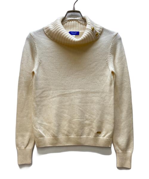 BLUE LABEL CRESTBRIDGE（ブルーレーベルクレストブリッジ）BLUE LABEL CRESTBRIDGE (ブルーレーベルクレストブリッジ) タートルネックニット アイボリー サイズ:38の古着・服飾アイテム