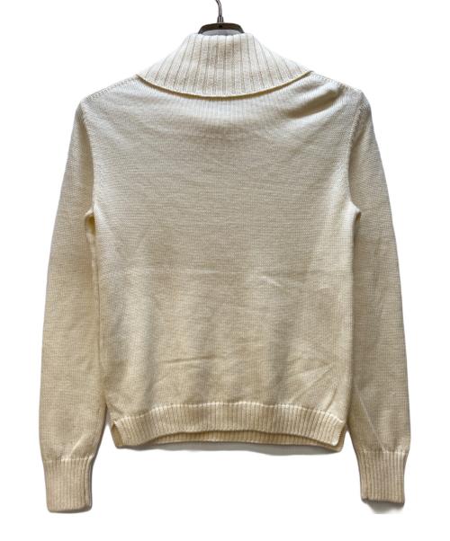 BLUE LABEL CRESTBRIDGE（ブルーレーベルクレストブリッジ）BLUE LABEL CRESTBRIDGE (ブルーレーベルクレストブリッジ) タートルネックニット アイボリー サイズ:38の古着・服飾アイテム