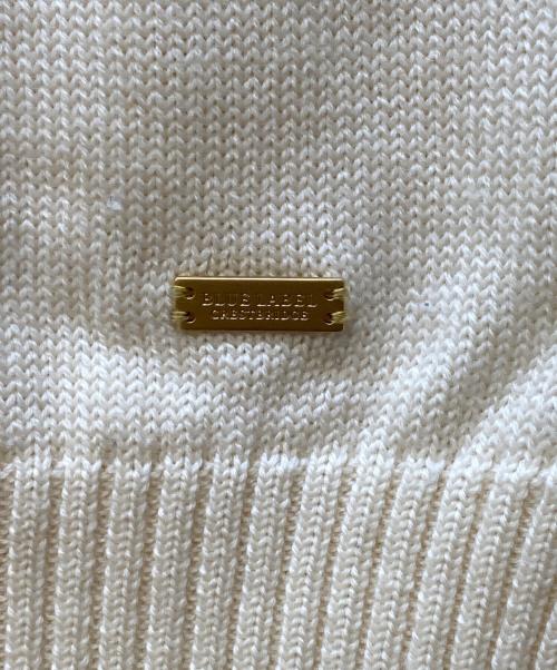 BLUE LABEL CRESTBRIDGE（ブルーレーベルクレストブリッジ）BLUE LABEL CRESTBRIDGE (ブルーレーベルクレストブリッジ) タートルネックニット アイボリー サイズ:38の古着・服飾アイテム