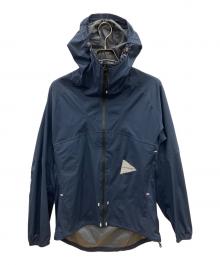 and wander（アンドワンダー）の古着「light rain jacket」｜ネイビー