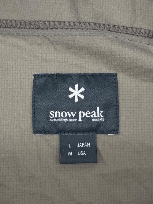 Snow peak（スノーピーク）Snow peak (スノーピーク) Rain & Wind Resistant Parka オリーブ サイズ:Lの古着・服飾アイテム