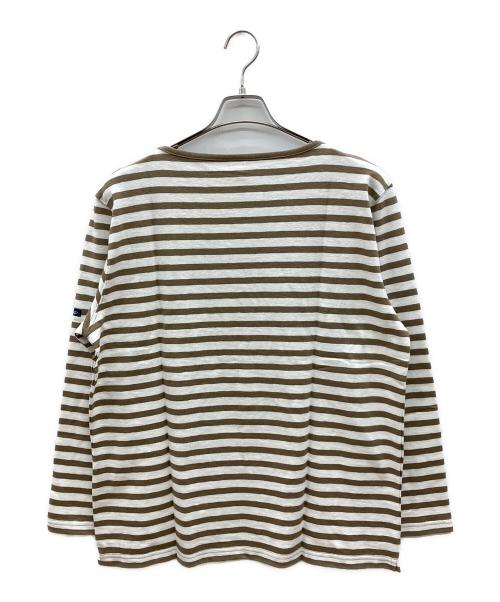 Tieasy Authentic Classic（ティージーオーセンティッククラシック）Tieasy Authentic Classic (ティージーオーセンティッククラシック) バスクシャツ ベージュ×ホワイト サイズ:6 未使用品の古着・服飾アイテム
