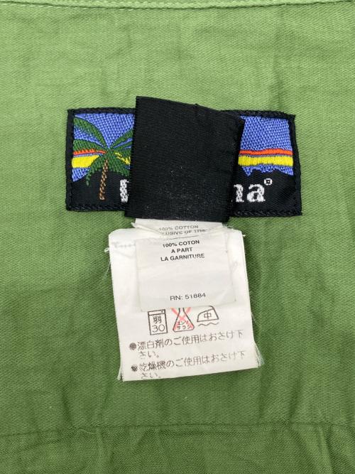 pataloha（パタロハ）pataloha (パタロハ) 半袖シャツ グリーン サイズ:Ｍの古着・服飾アイテム